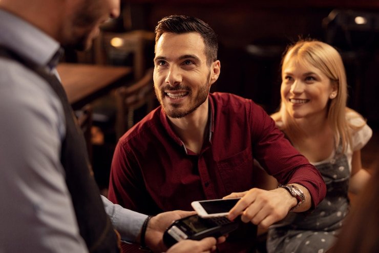 mawart mobile app interface showing live-dealer blackjack table on a smartphone